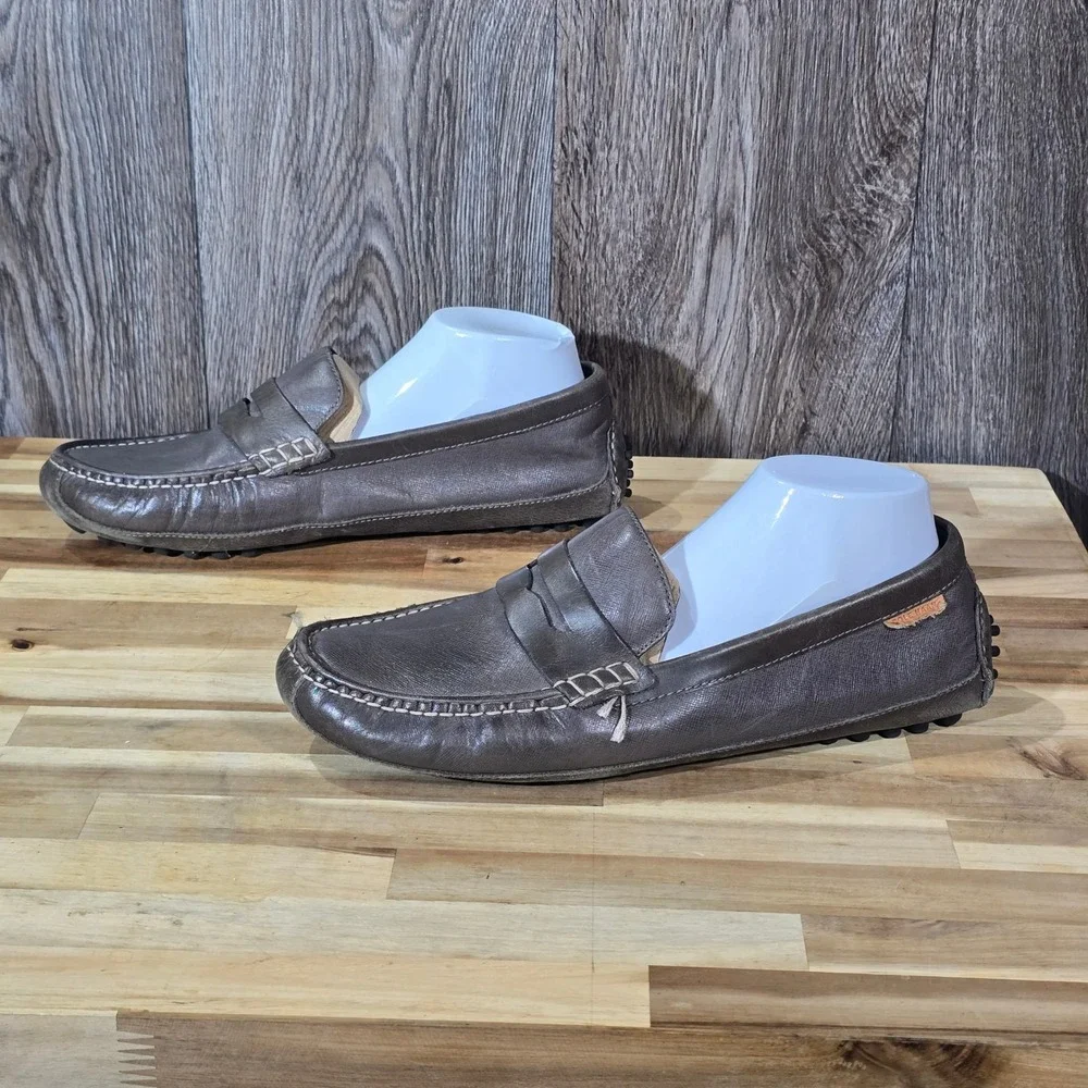 Cole Haan Mens Driving Moccasins Loafers Grand OS Size 11 M Brown Leather‎